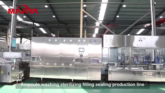 Shanghai Marya Injectable Ampoule Glass Filling Sealing Production Machine for Laboratory