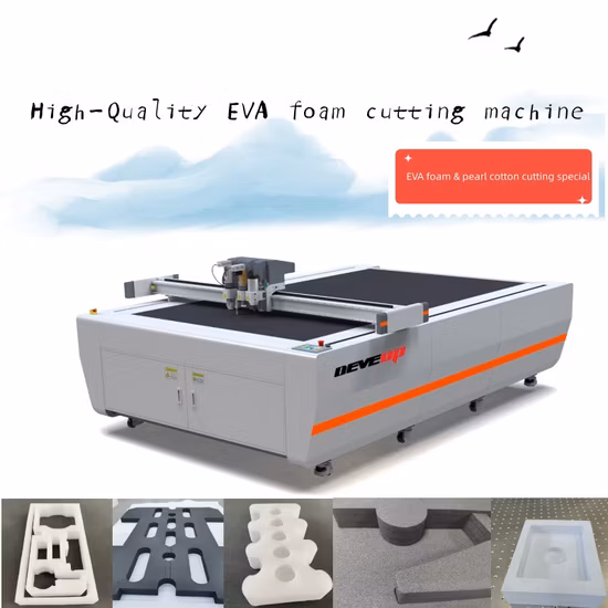 デジタルナイフ CNC 切断機スポンジ PE EPE EVA XLPE PVC PU 発泡ボックス段ボール包装ライニングインサートを切断するため