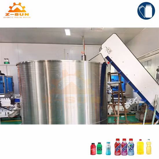 水充填生産ライン用全自動ボトルアンスクランブラー